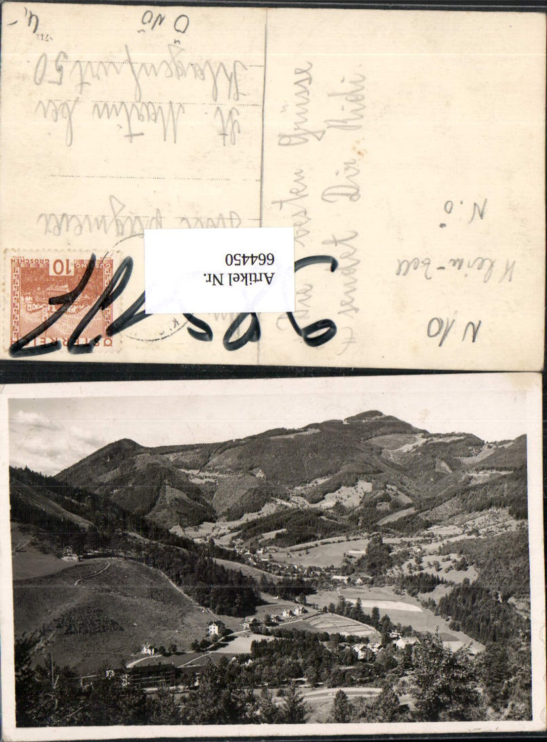 664450,tolle Foto-AK Kleinzell bei Lilienfeld