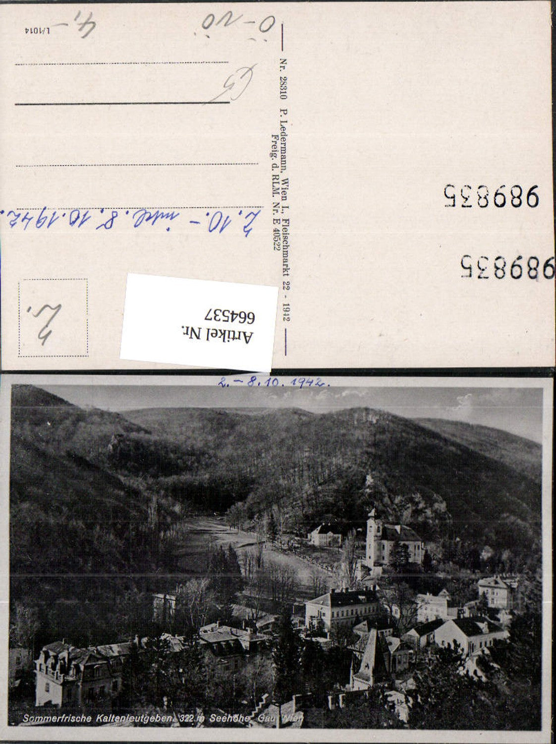 664537,Kaltenleutgeben Ansicht