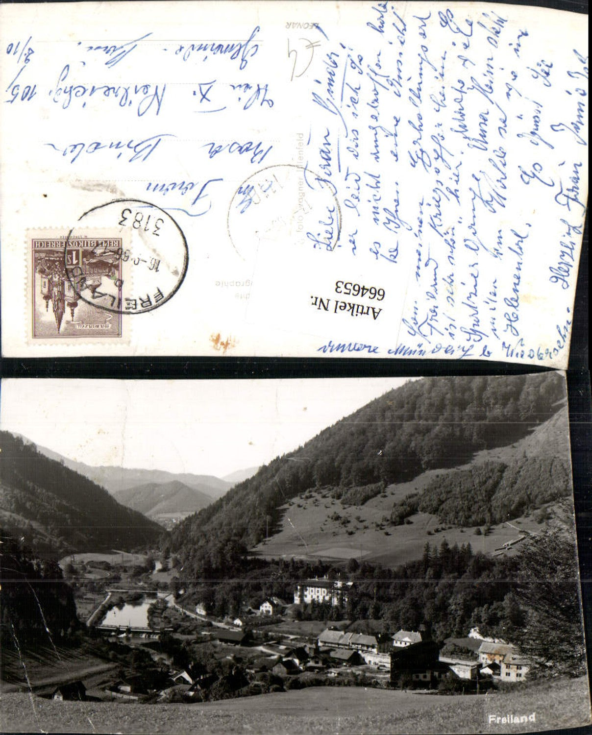 664653,Foto Ak Freiland Ansicht Türnitz