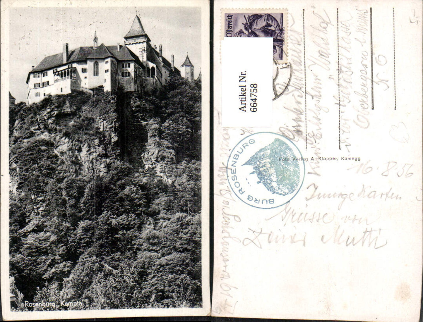 664758,Burg Rosenburg Rosenburg-Mold