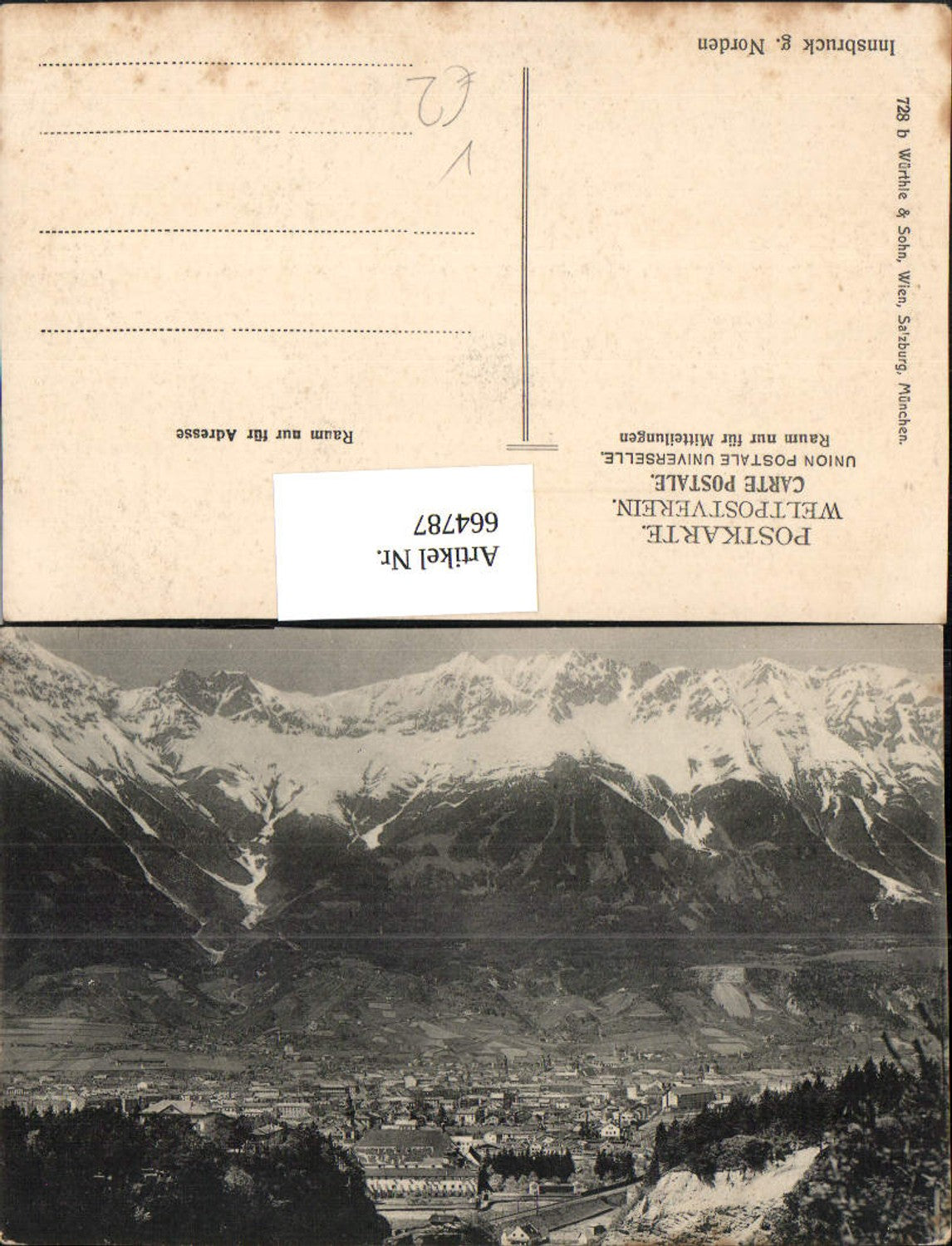 Alte Ansichtskarte – Old Postcard