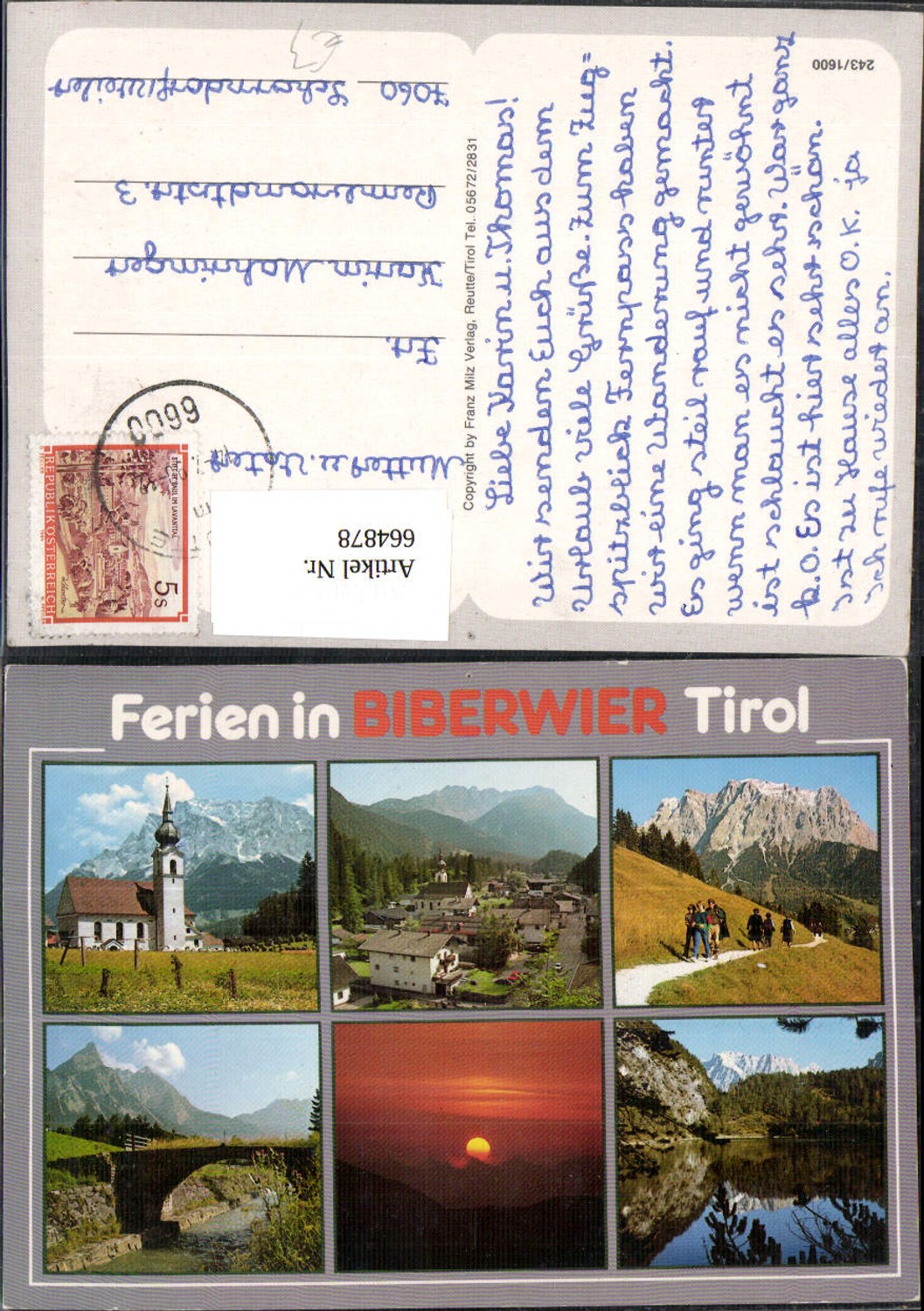 Alte Ansichtskarte – Old Postcard