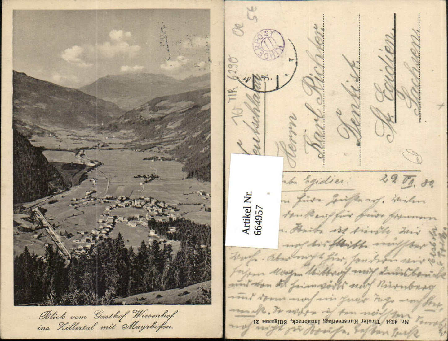Alte Ansichtskarte – Old Postcard