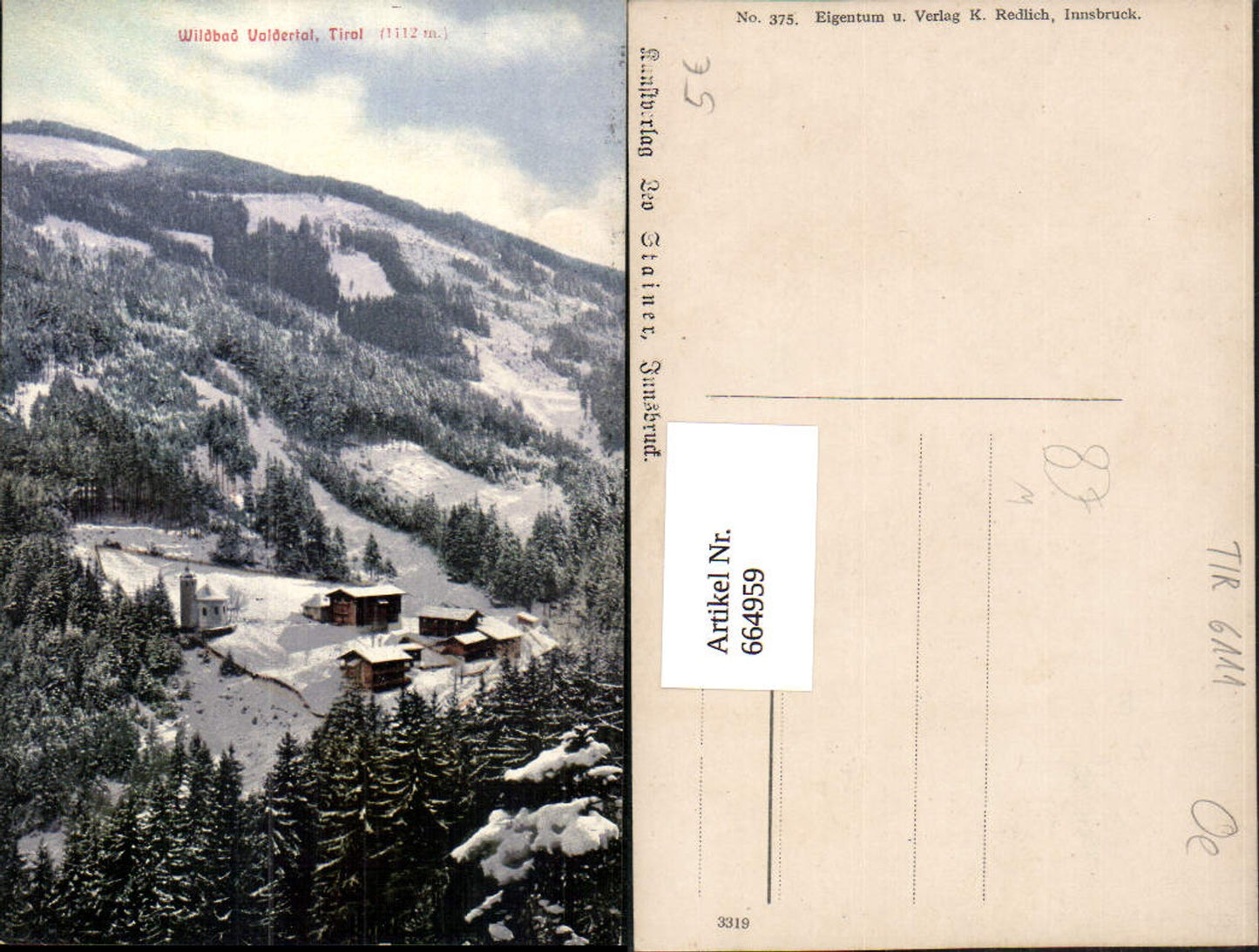 Alte Ansichtskarte – Old Postcard