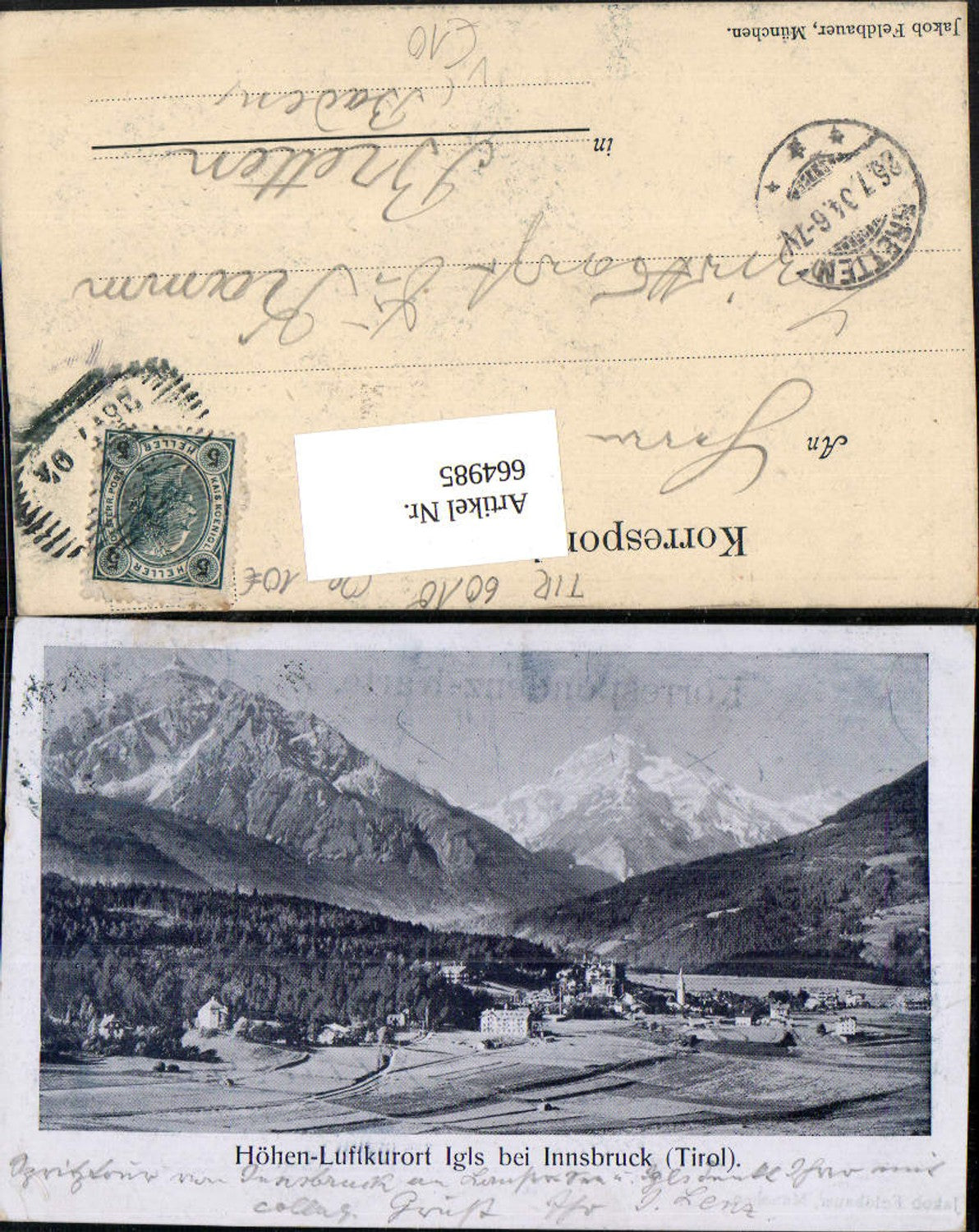 Alte Ansichtskarte – Old Postcard