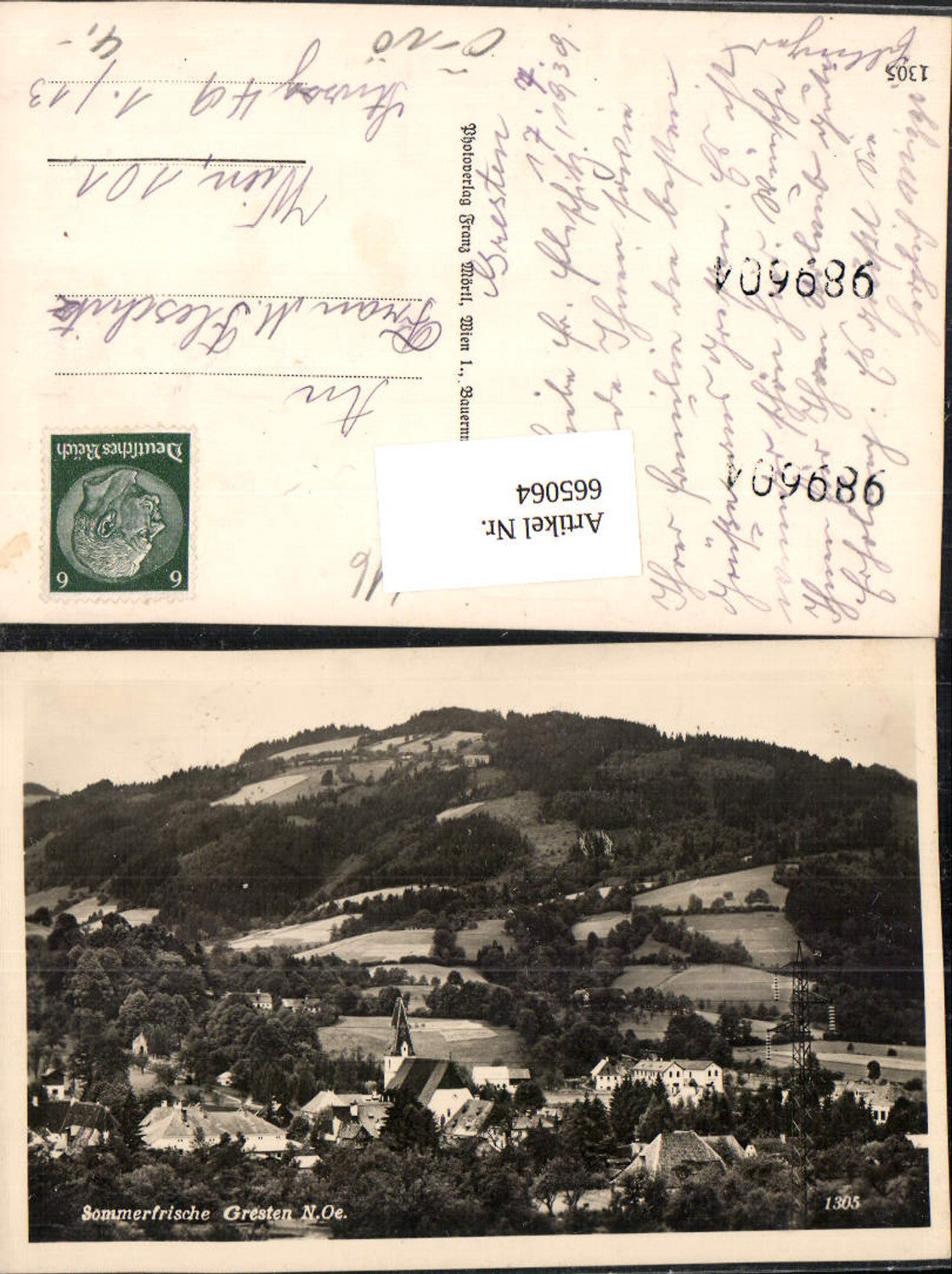 665064,Foto Ak Gresten Ansicht