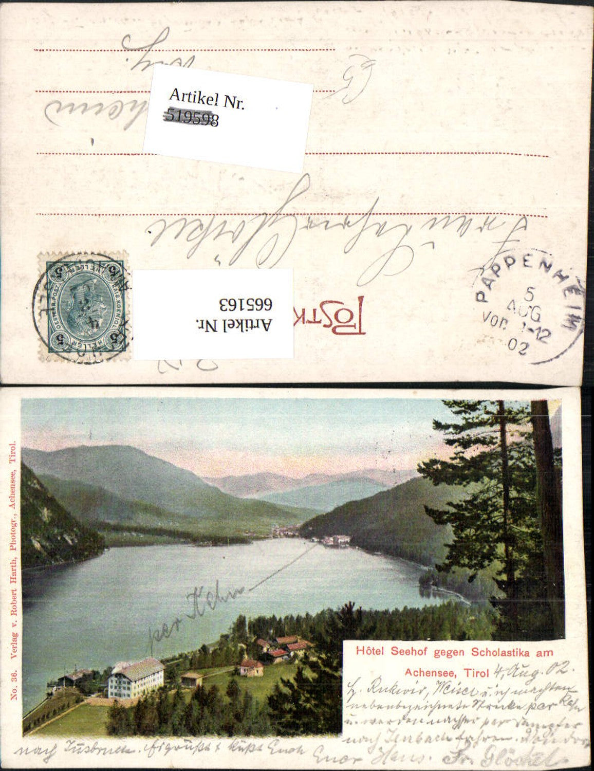Alte Ansichtskarte – Old Postcard