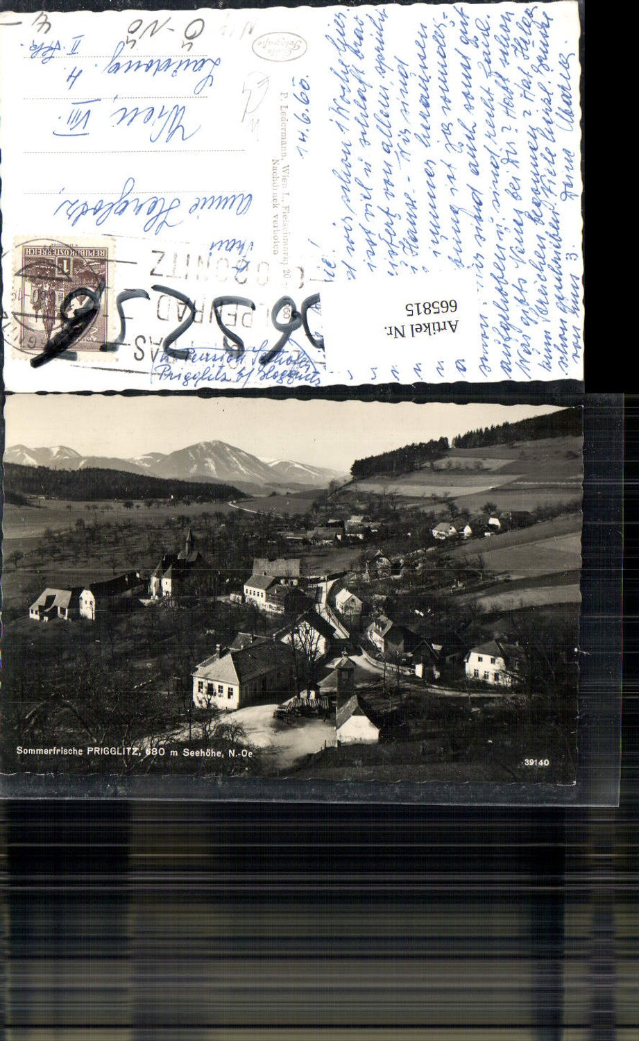 665815, Photo Ak Prigglitz view