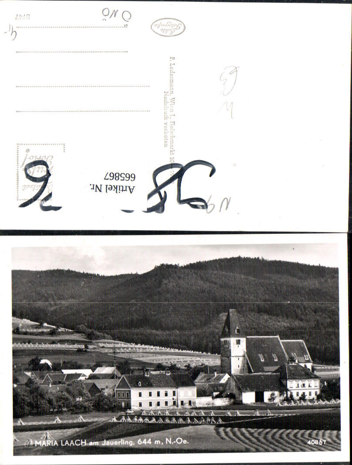 665867,Foto Ak Maria Laach a. Jauerling