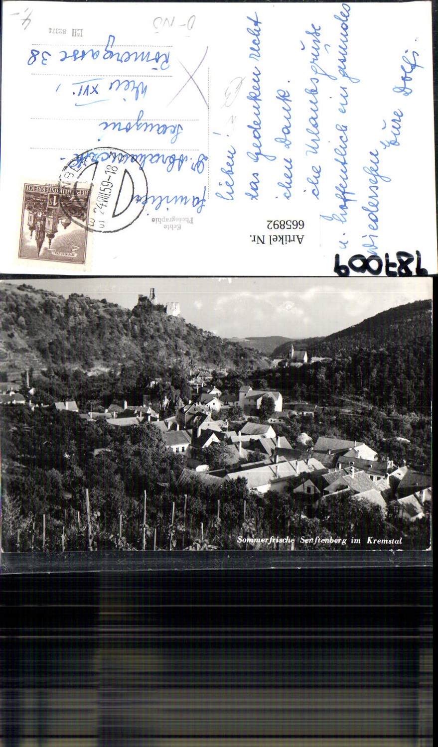 665892,Foto Ak Senftenberg im Kremstal