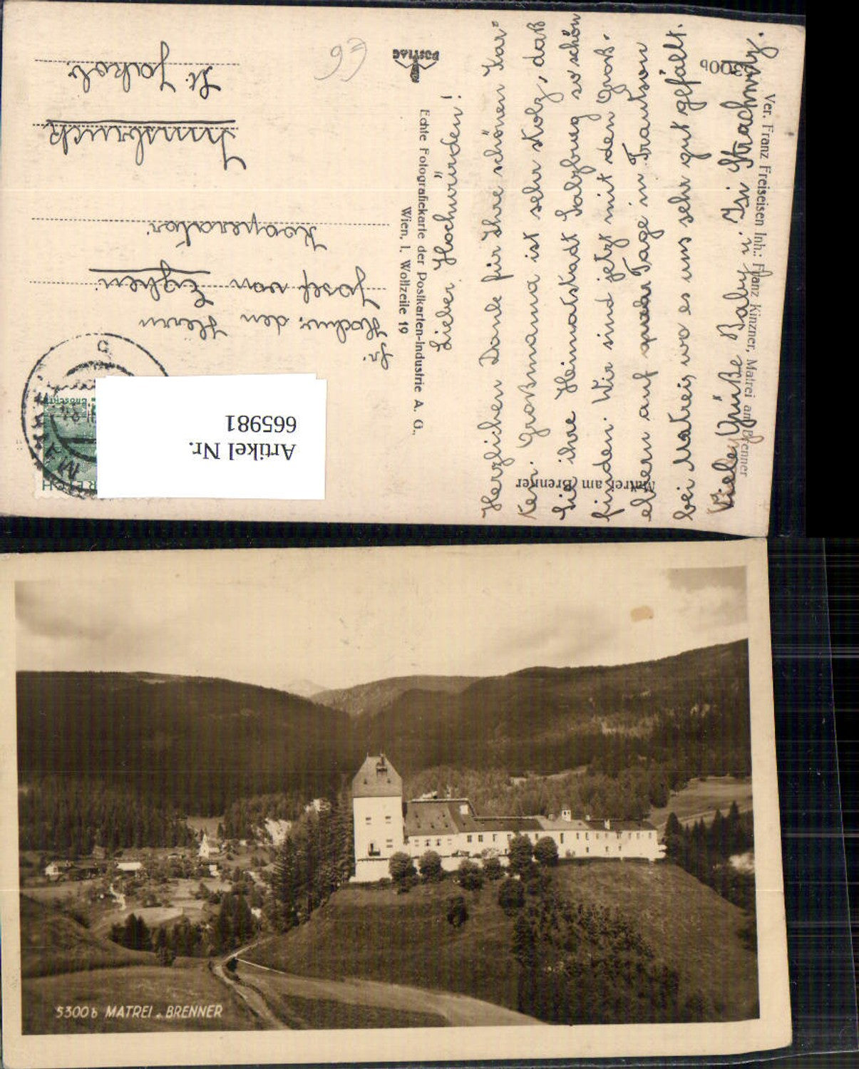 Alte Ansichtskarte – Old Postcard