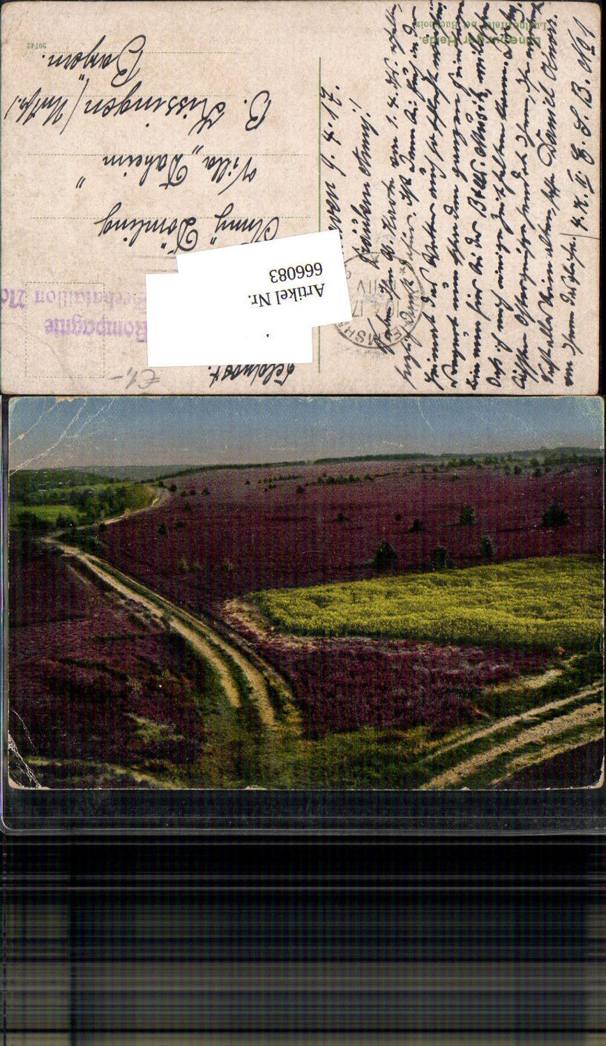 666083,Lüneburger Heide Buchholz Partie Feldpost ersatz-Seebataillon