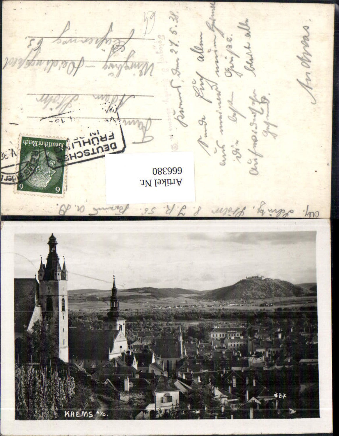 666380,Foto Ak Krems a. d. Donau