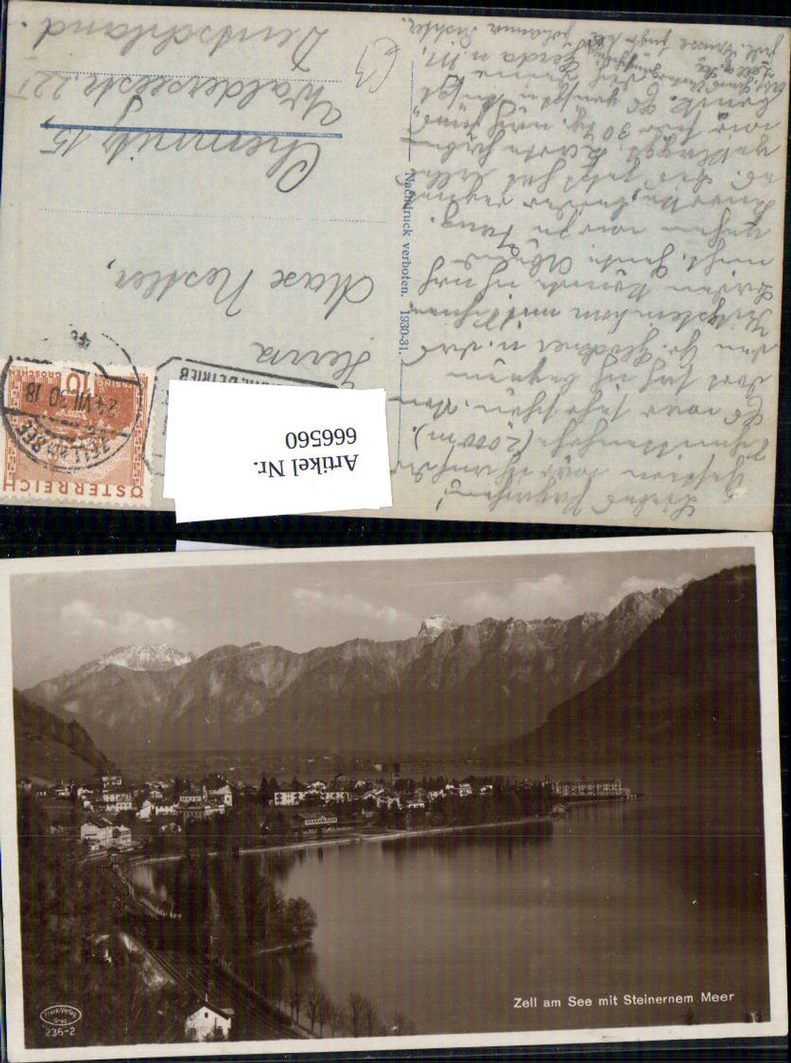 666560,Zell am See mit Steinernem Meer