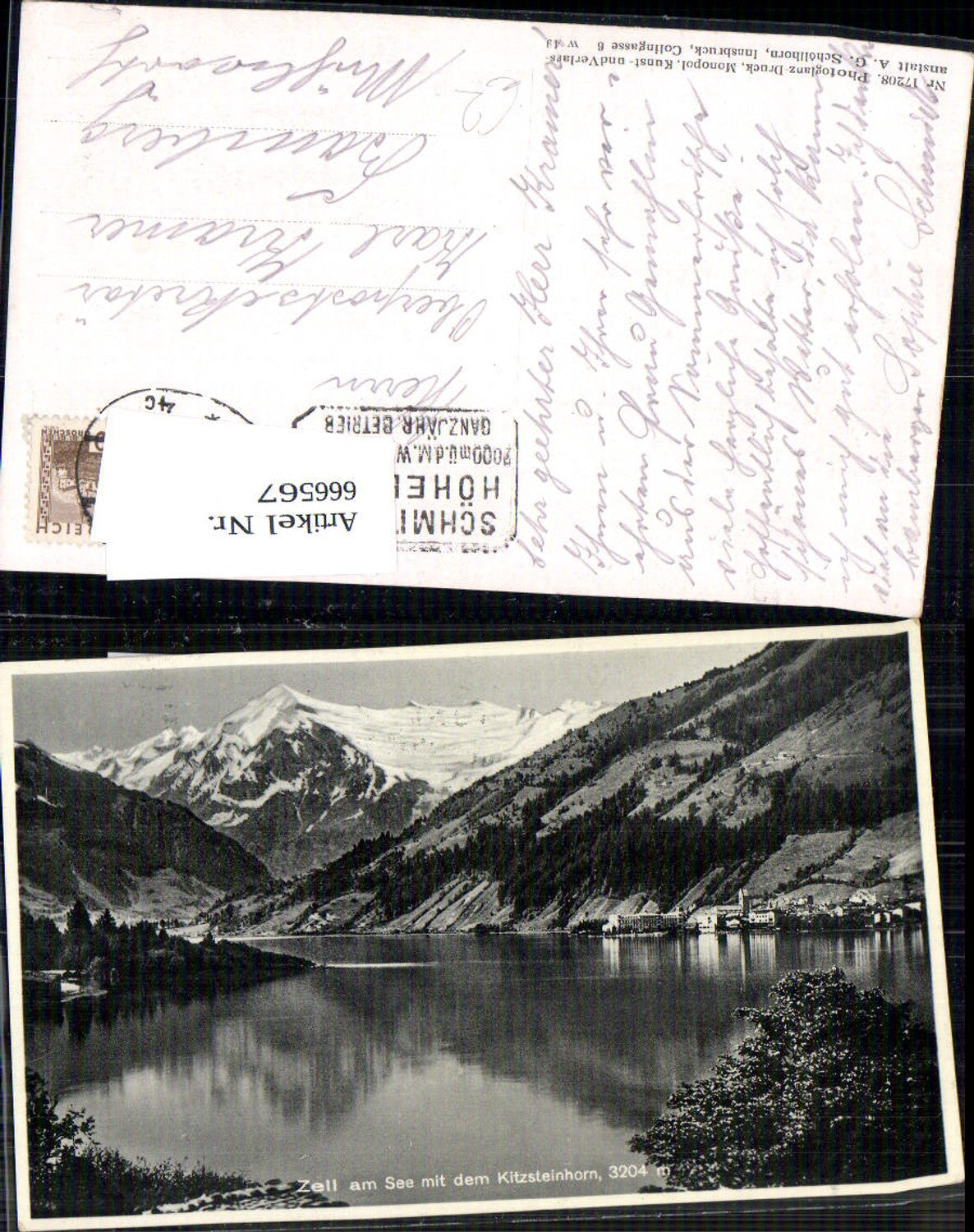 666567,Zell am See mit dem Kitzsteinhorn