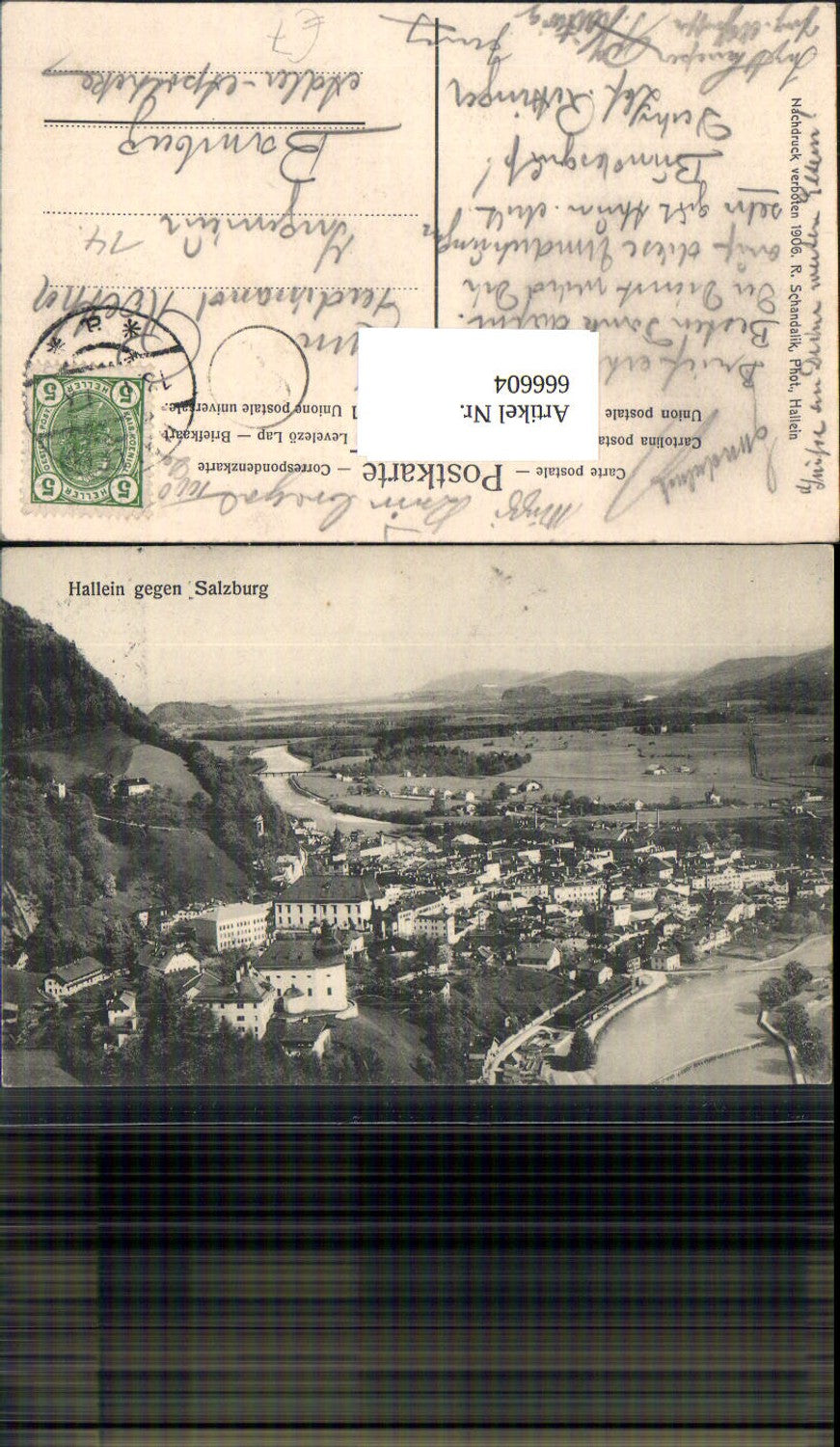 666604,Hallein geg. Salzburg