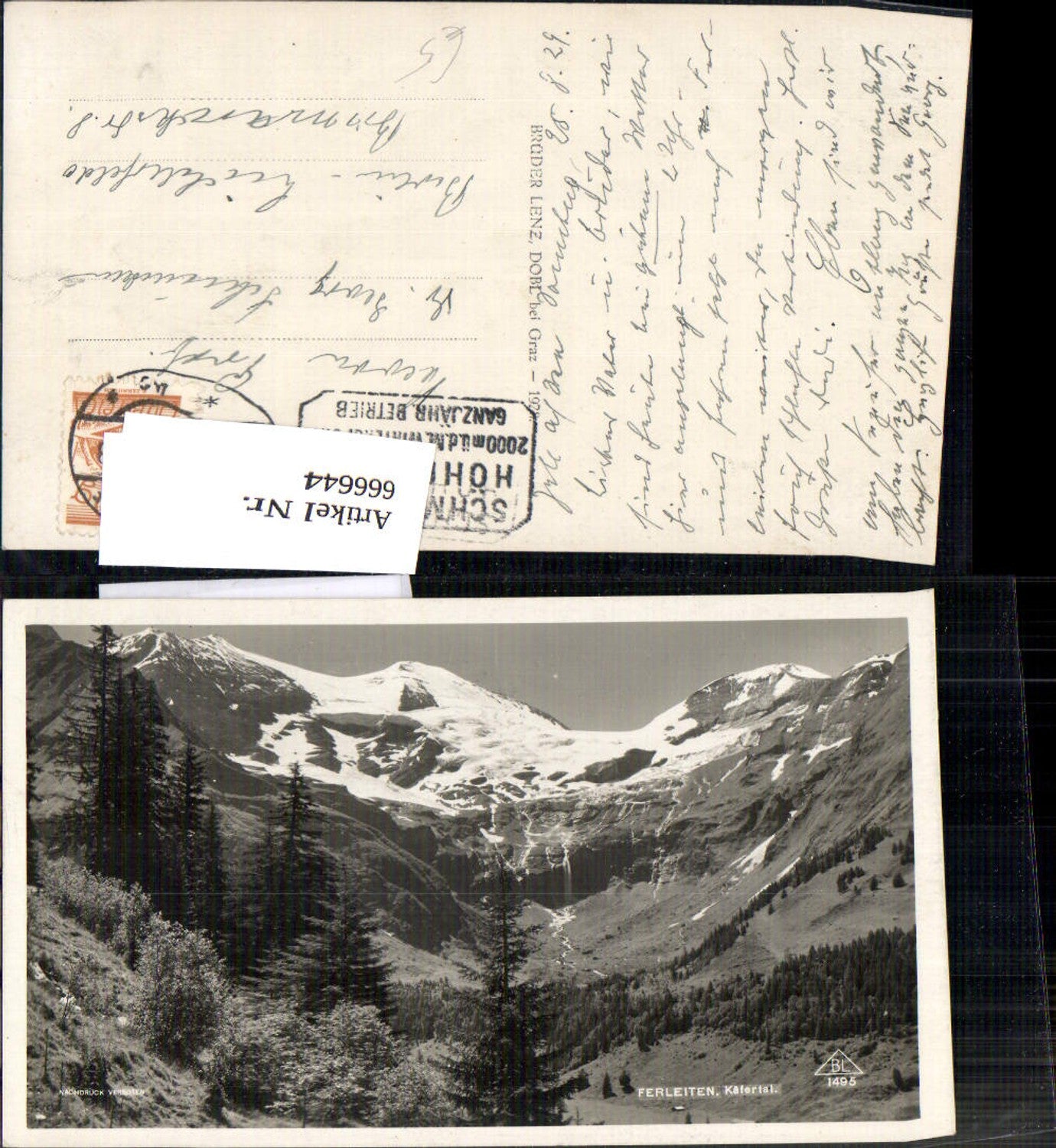 666644,Foto Ak Ferleiten Fusch a. d. Großglocknerstraße