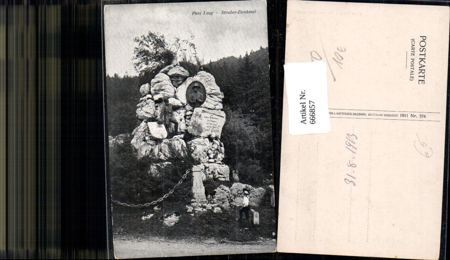 666857,Pass Lueg Struber-Denkmal Golling an der Salzach