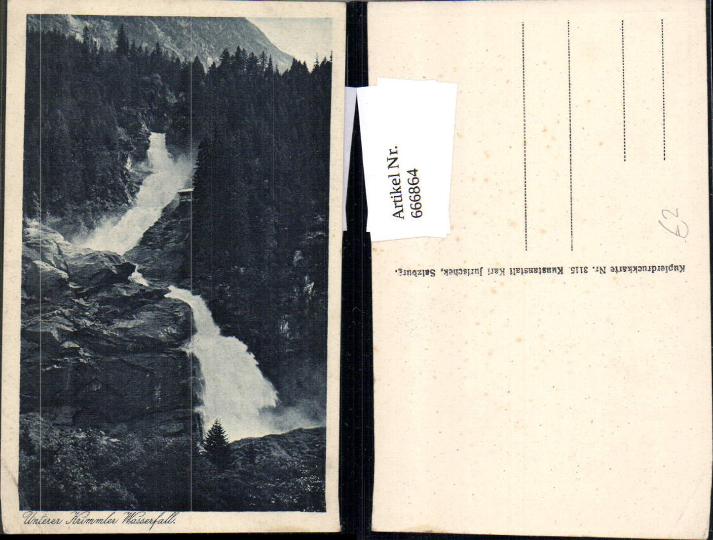 666864,Krimml Unterer Krimmler Wasserfall