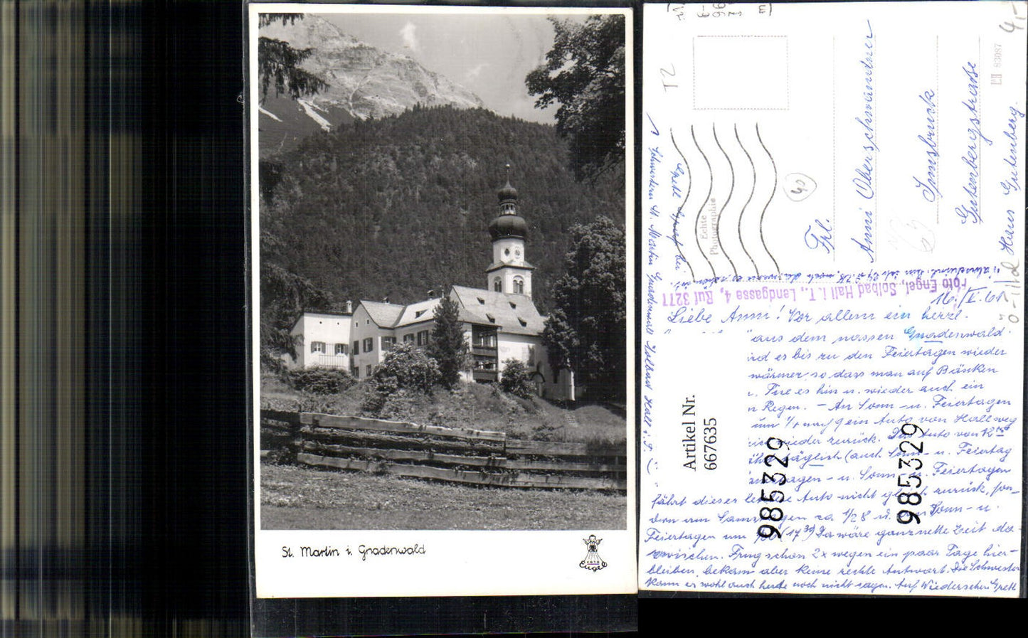 Alte Ansichtskarte – Old Postcard