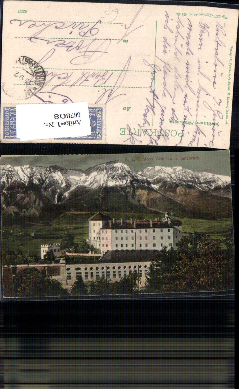 Alte Ansichtskarte – Old Postcard