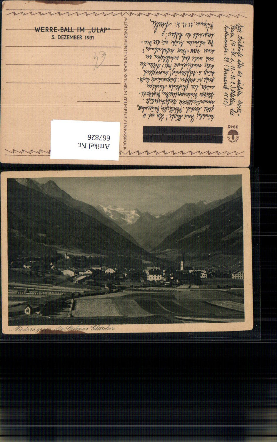 Alte Ansichtskarte – Old Postcard