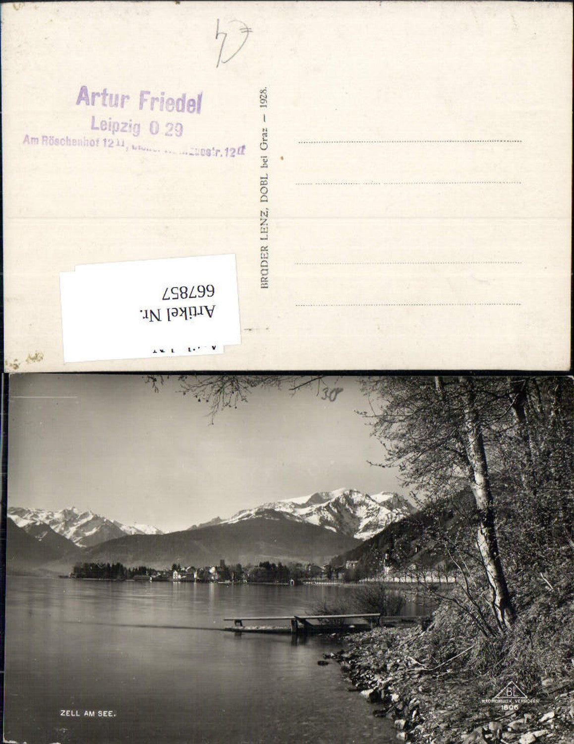 667857,Zell am See Steg seltene Ansicht