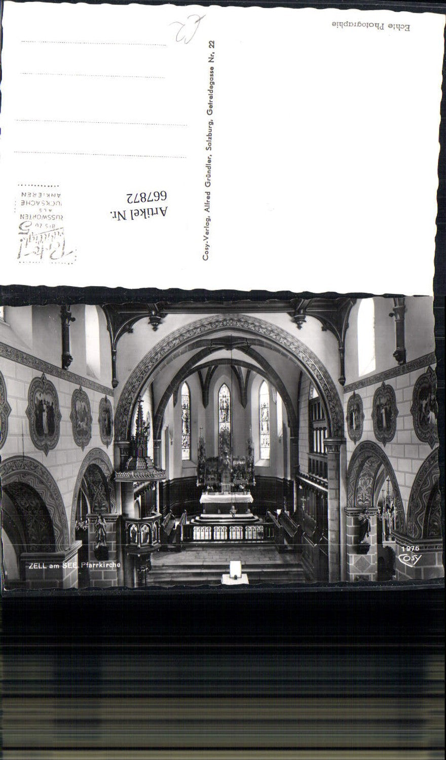 667872,Zell am See Pfarrkirche Innen