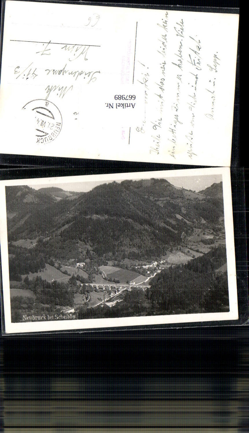 667989,Neubruck bei Scheibbs m. Viadukt