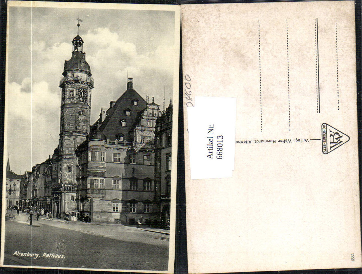 668013,Altenburg in Thüringen Rathaus