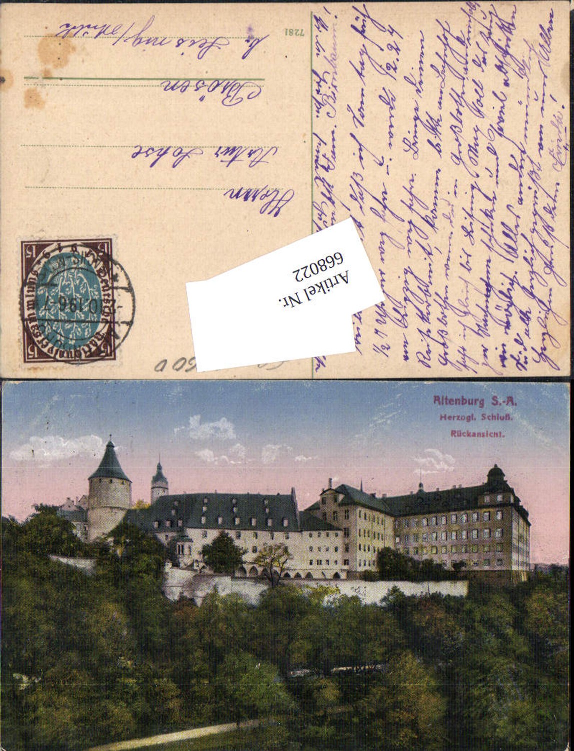 668022,Altenburg in Thüringen Schloss