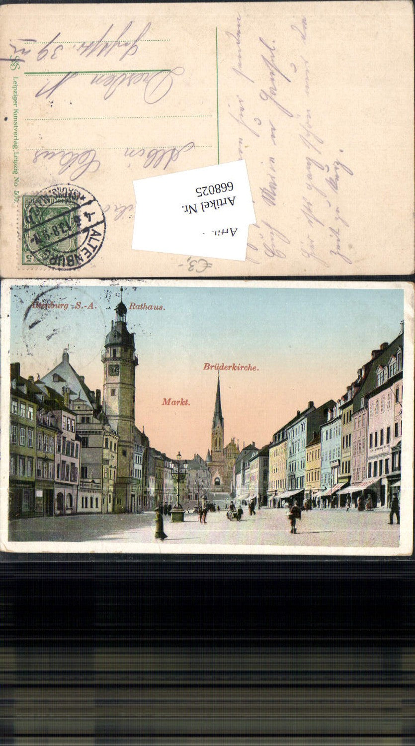 668025,Altenburg in Thüringen Markt Rathaus