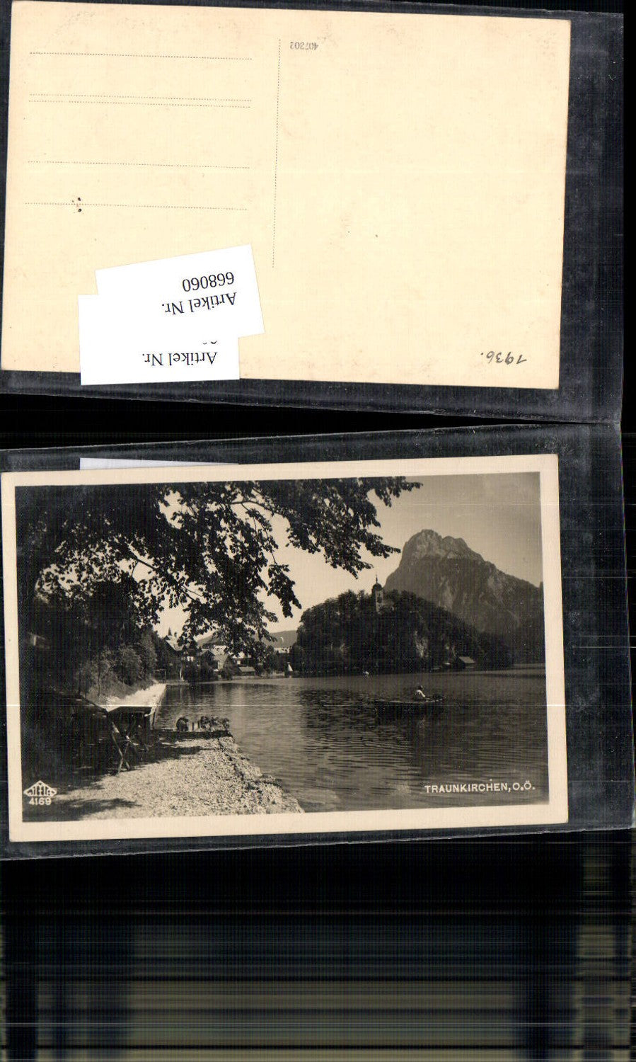 668060,Foto-AK Traunkirchen am Traunsee Boot