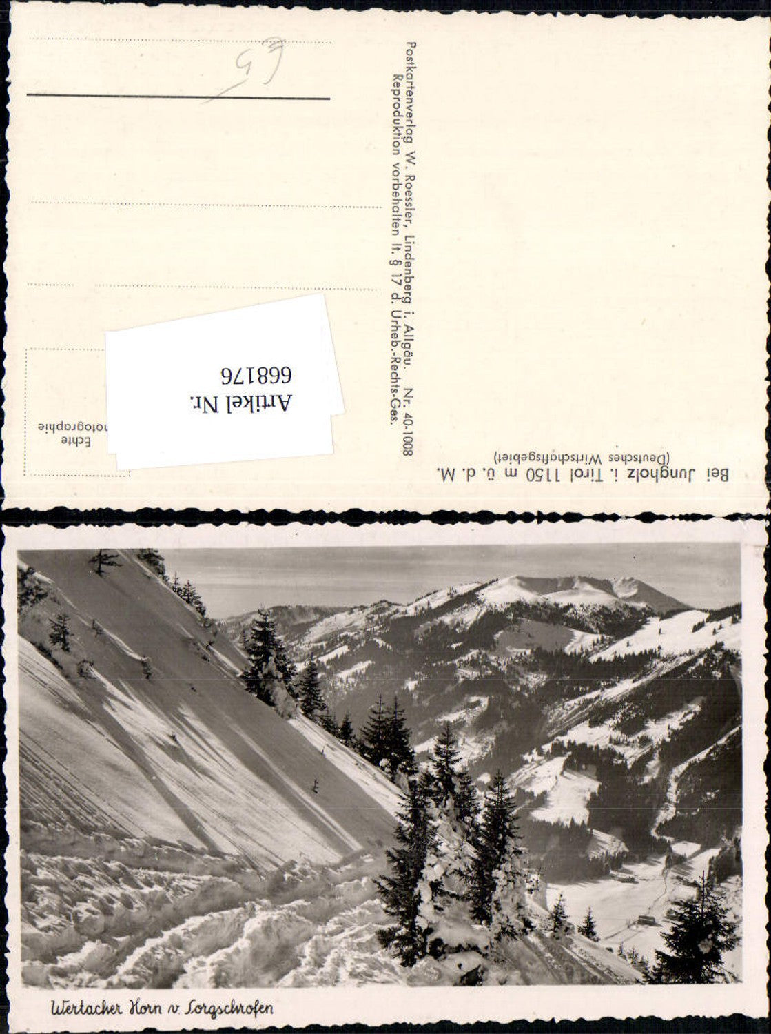 Alte Ansichtskarte – Old Postcard