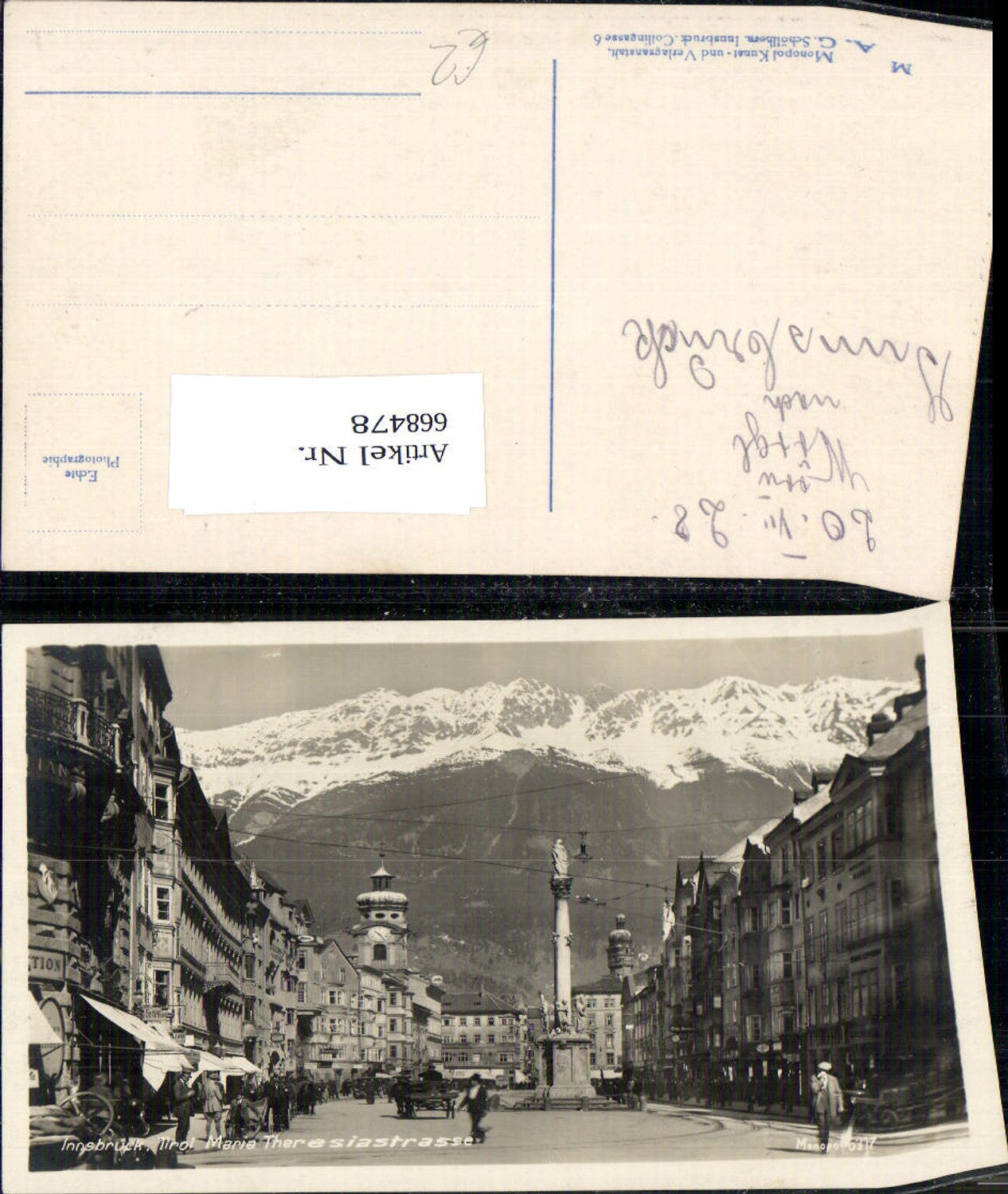 Alte Ansichtskarte – Old Postcard
