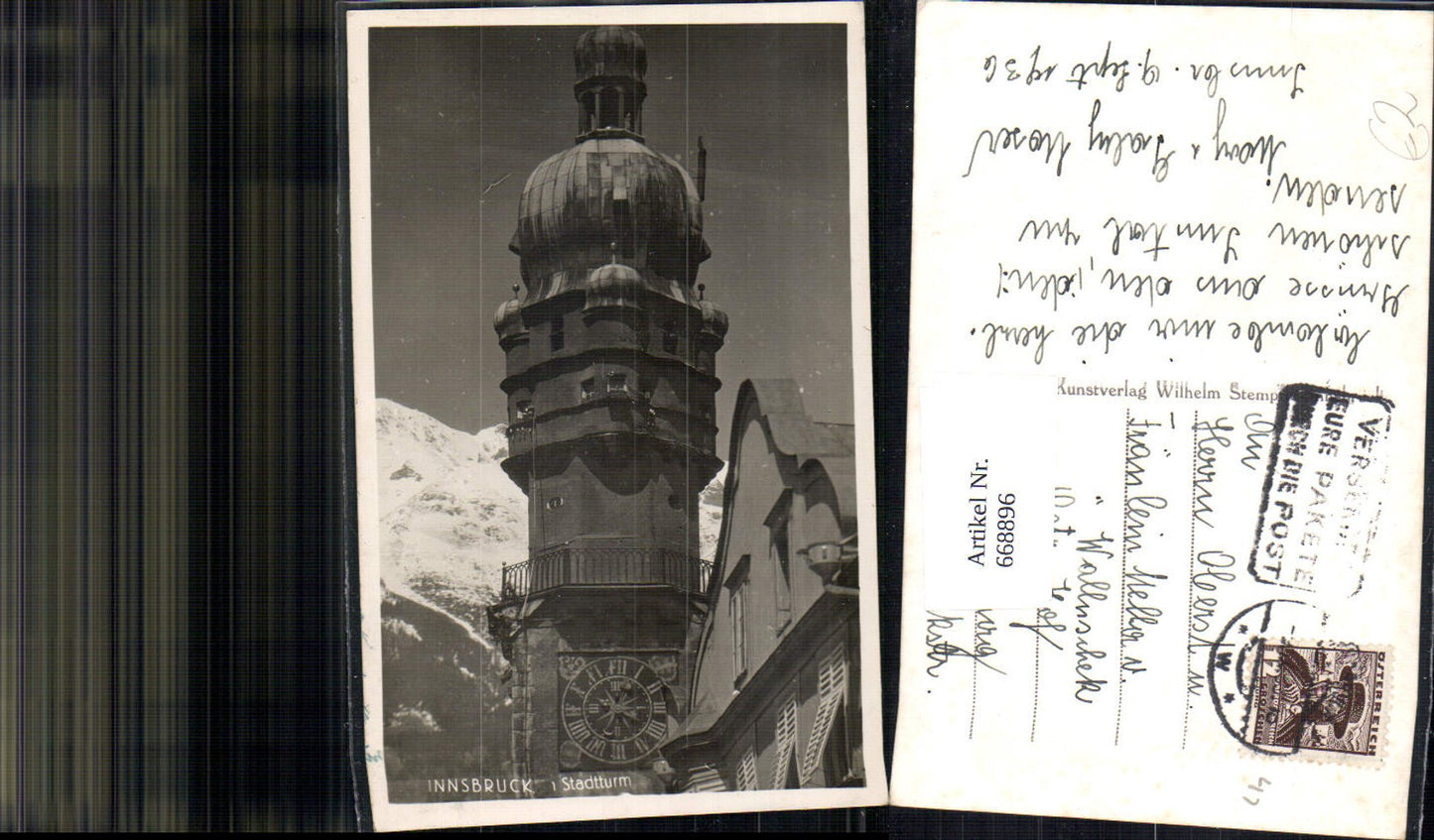 Alte Ansichtskarte – Old Postcard