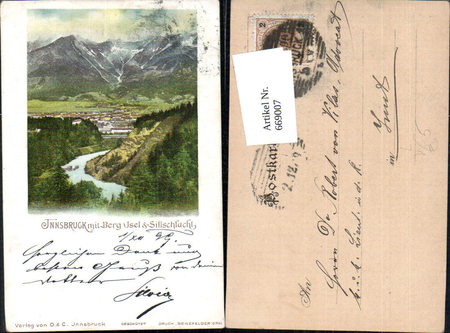 Alte Ansichtskarte – Old Postcard