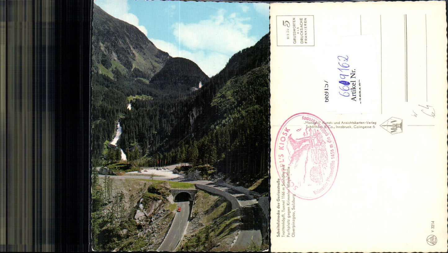 669162,Krimml Scheitelstraße der Gerlosstraße Trattenköpfl Parkplatz Krimmler Wasserfälle