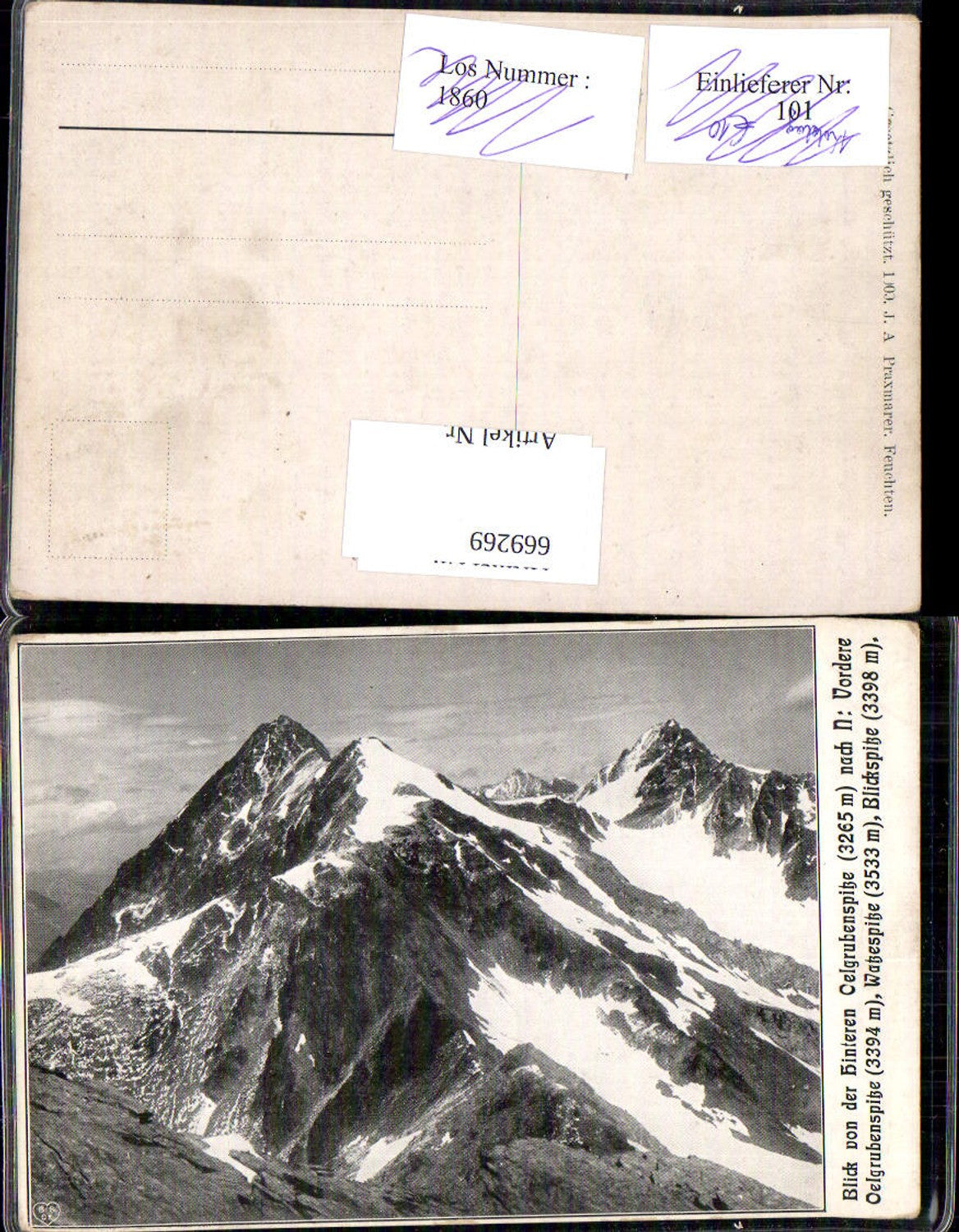 Alte Ansichtskarte – Old Postcard