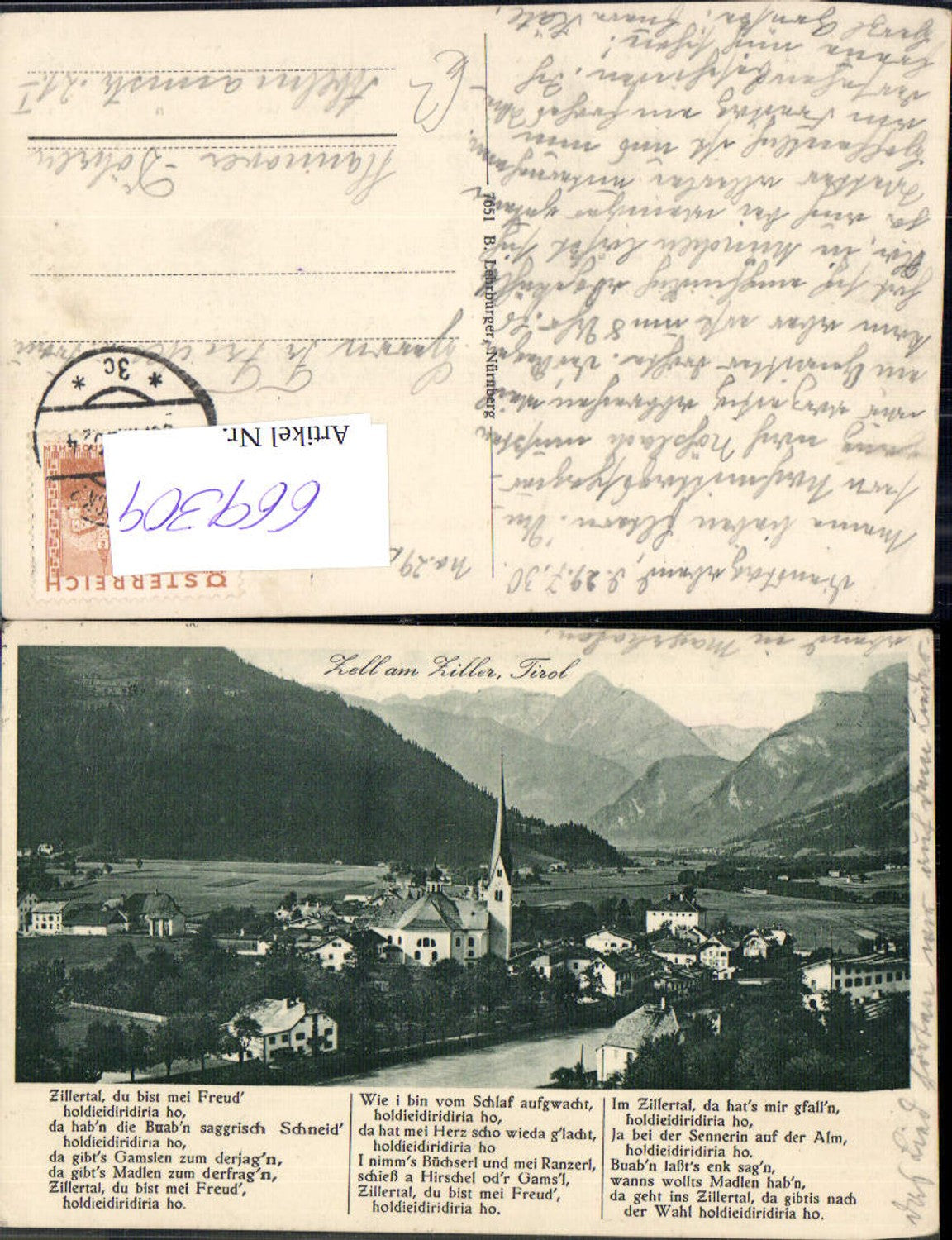 Alte Ansichtskarte – Old Postcard