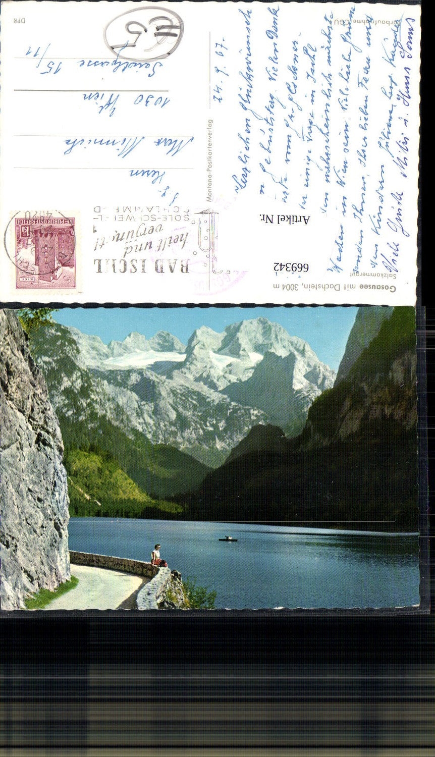 669342,Gosau Gosausee mit Dachstein Salzkammergut