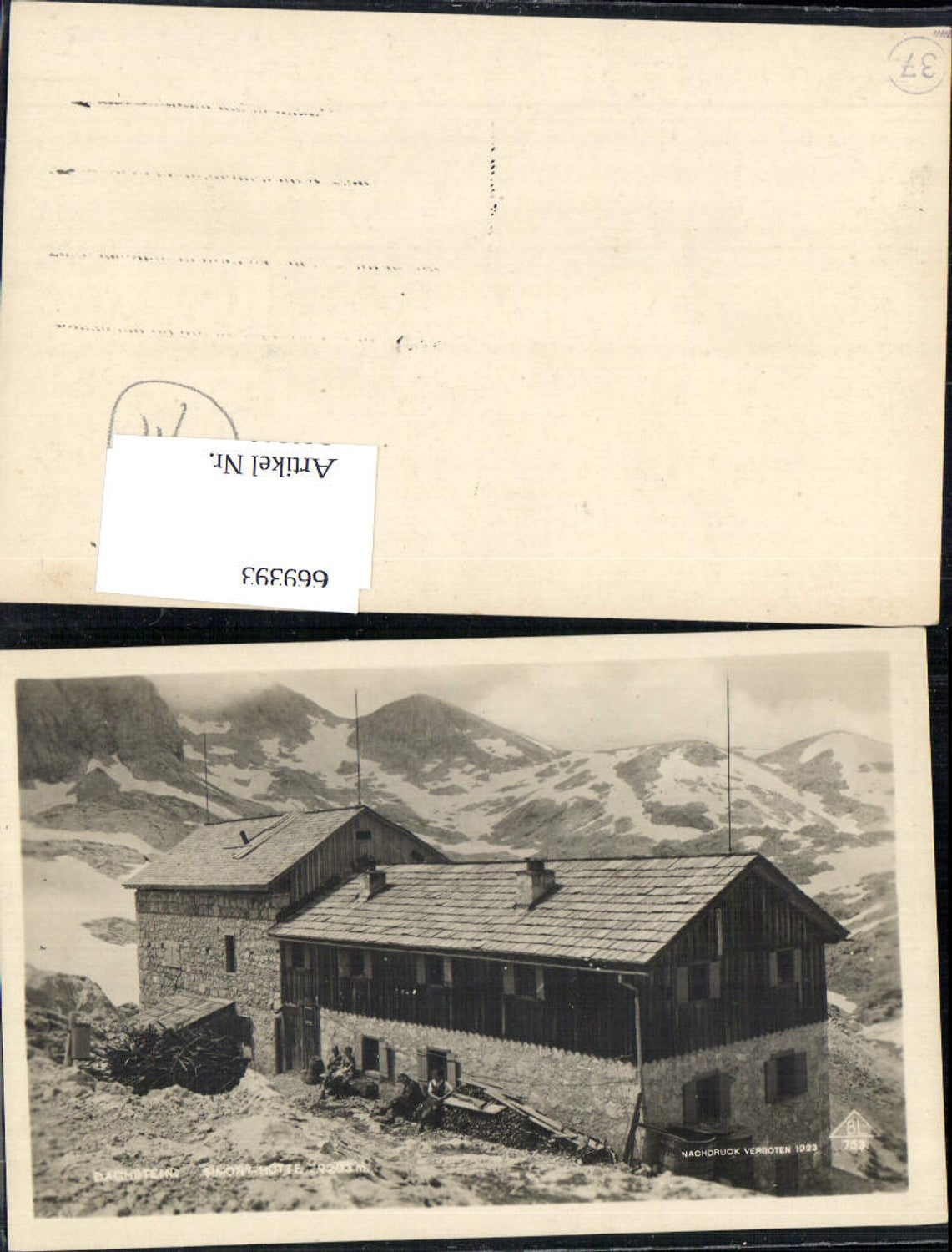 669393,Dachstein Simonyhütte b. Gosau