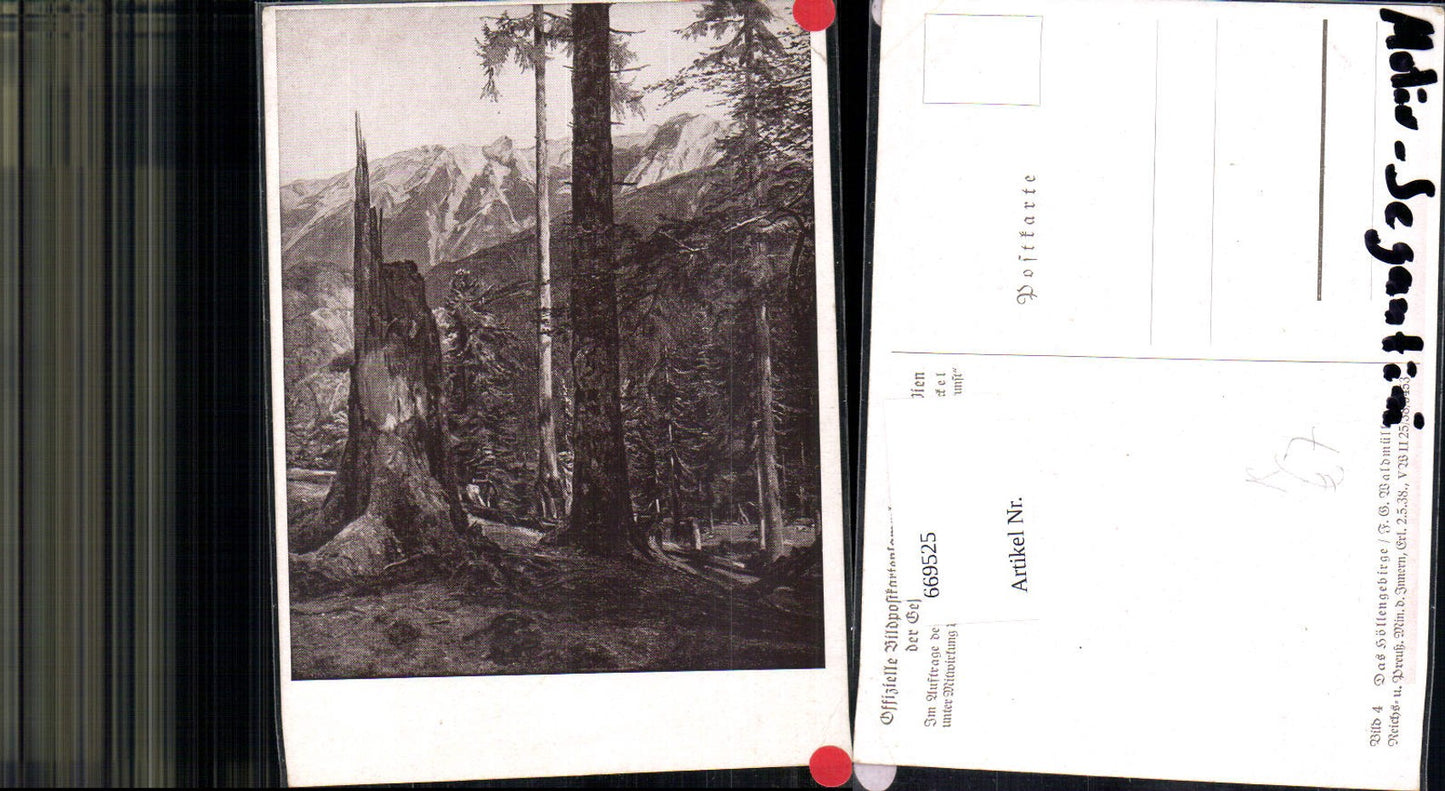 669525,Künstler AK Waldmüller Ebensee Höllengebirge
