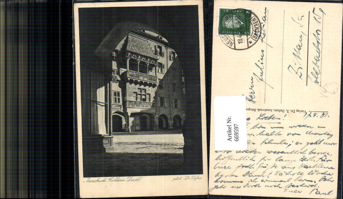 Alte Ansichtskarte – Old Postcard