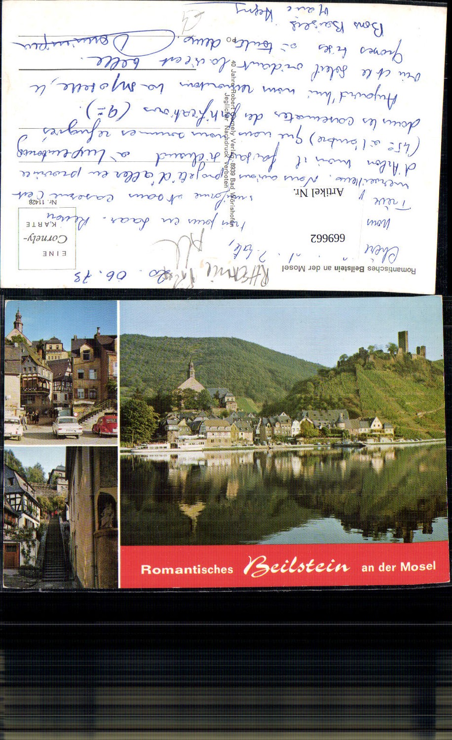 669662,Mehrbild Ak Beilstein an der Mosel