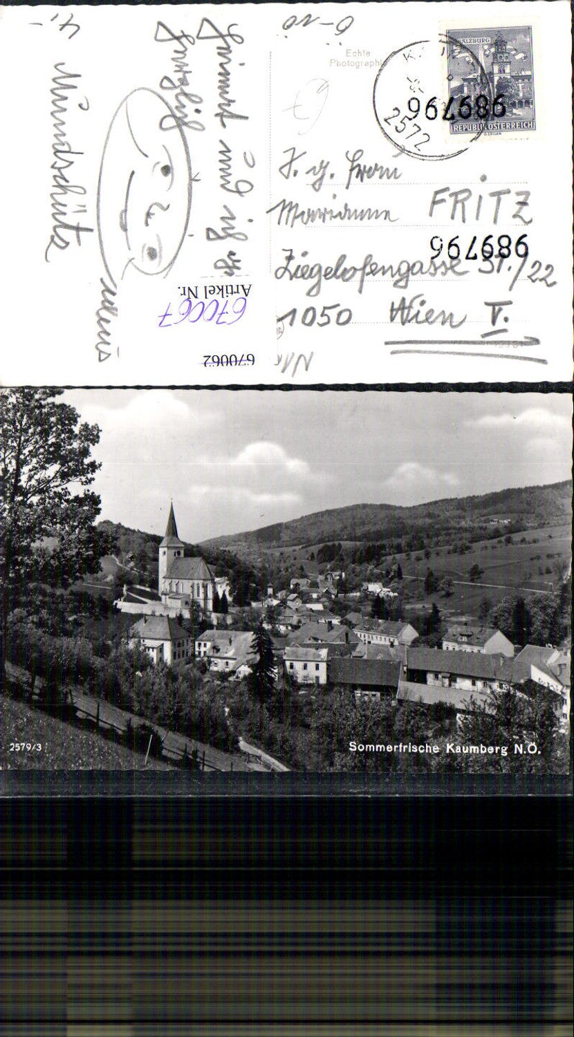 670067,Foto Ak Kaumberg Ansicht