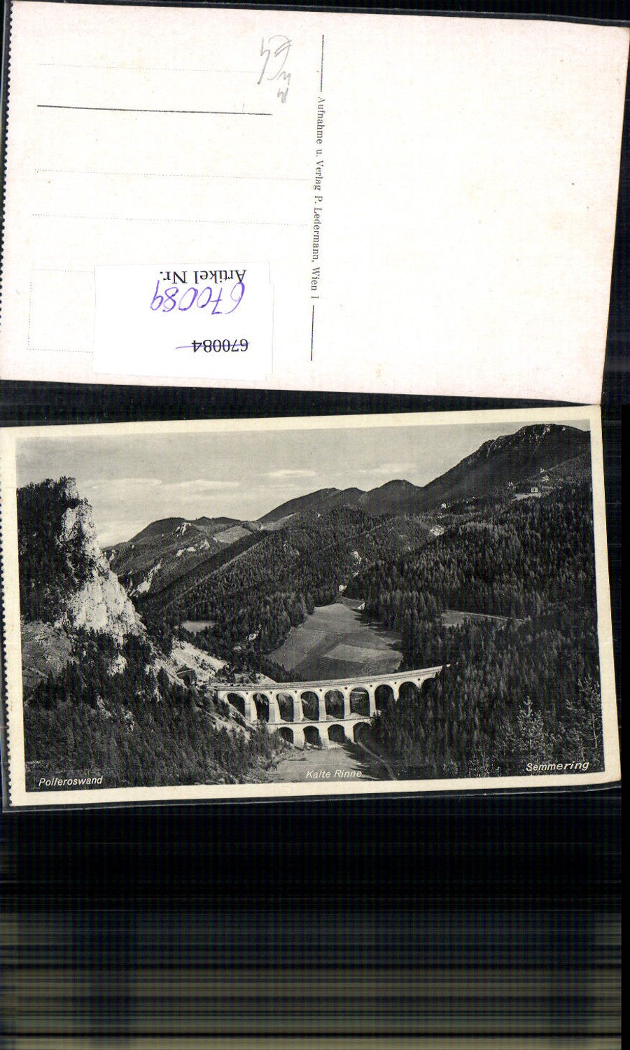 670089,Semmering Polleroswand Kalte Rinne Viadukt
