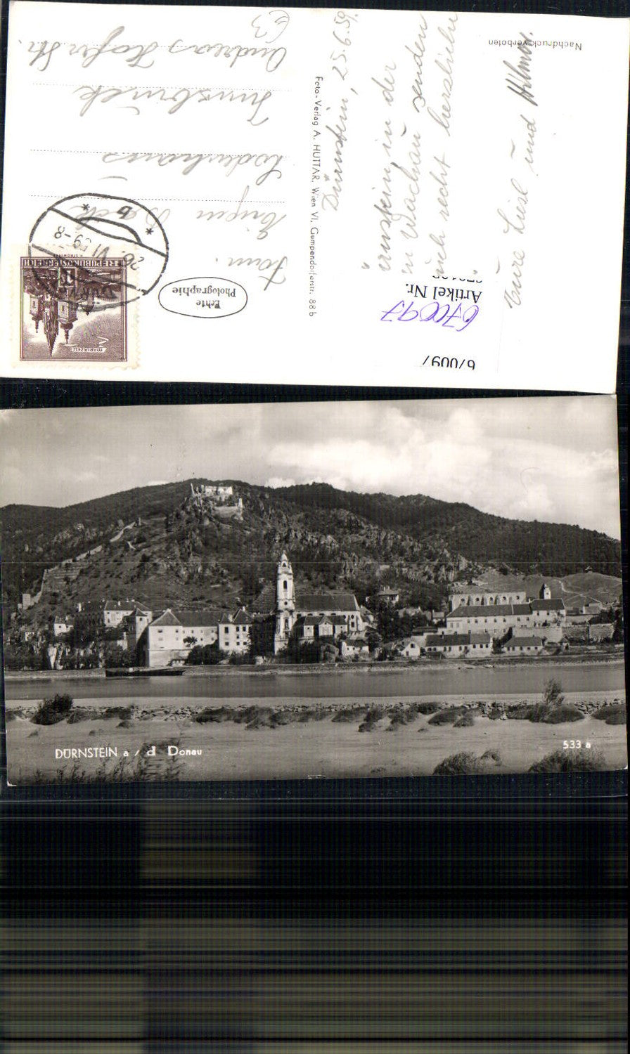 670097,Foto Ak Dürnstein a. d. Donau Ansicht Wachau