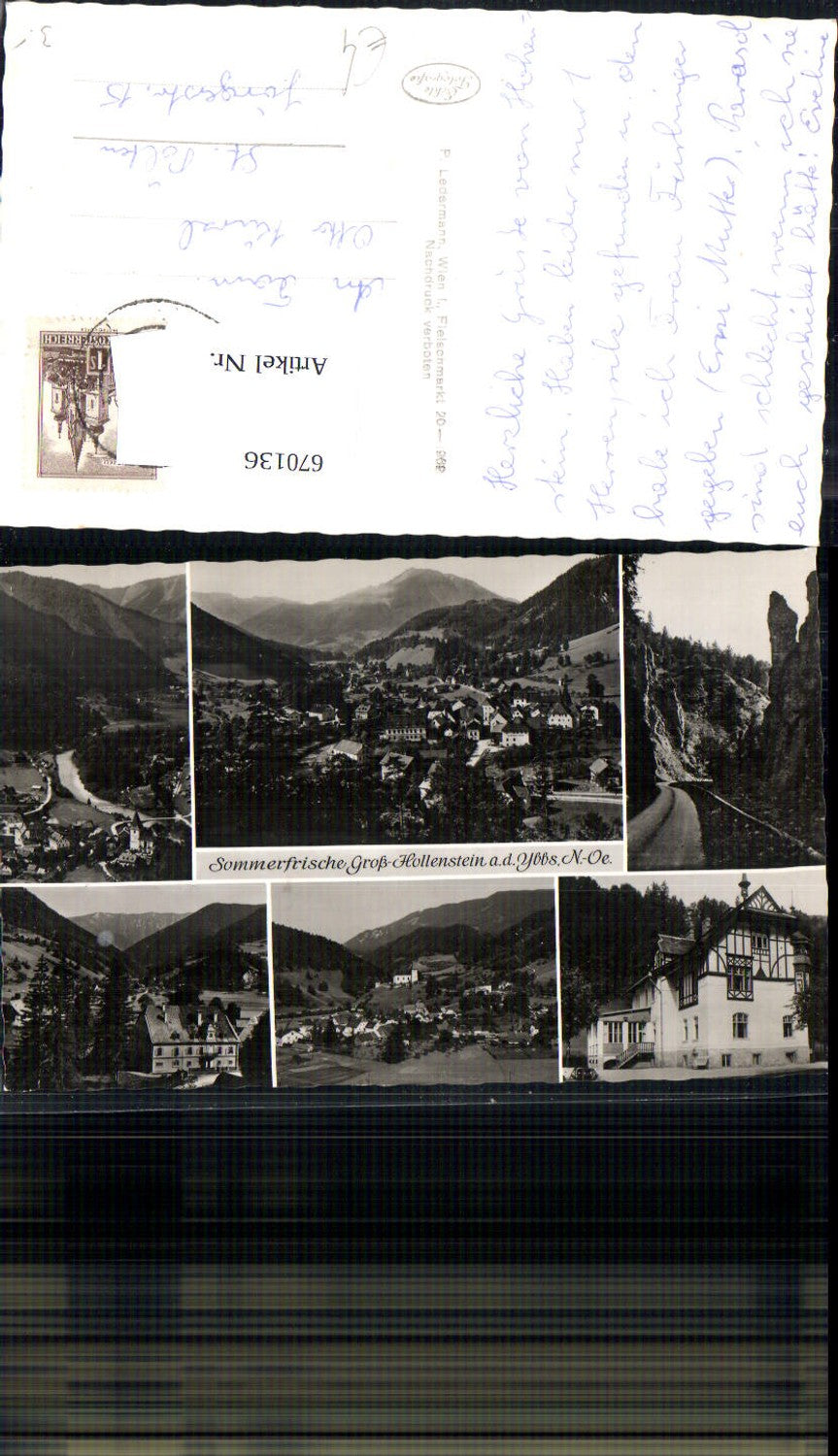 670136,Mehrbild Ak Hollenstein a. d. Ybbs Ansichten
