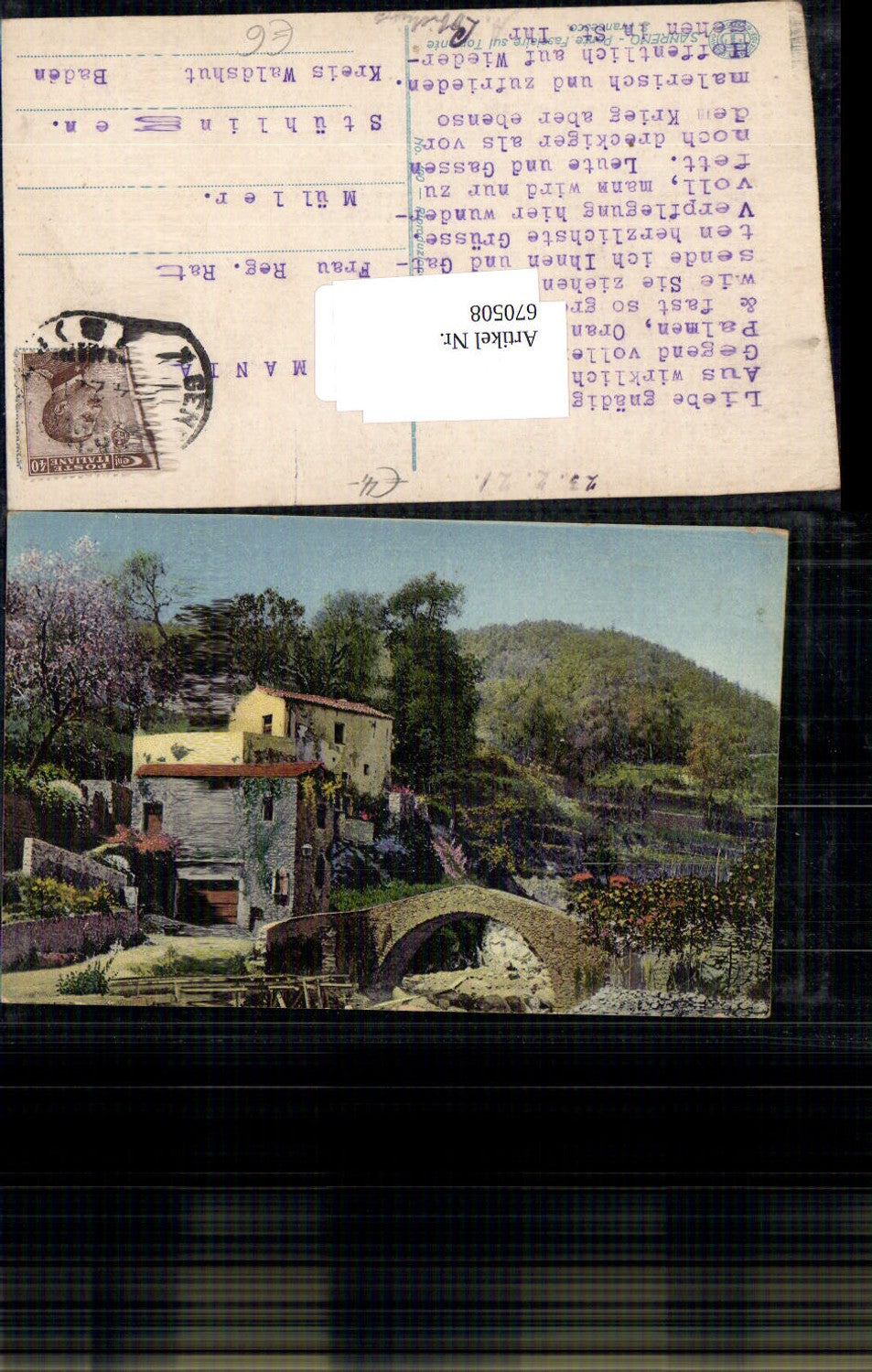 Alte Ansichtskarte – Old Postcard